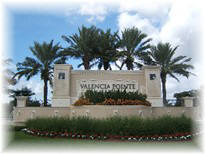 Valencia Pointe Entrance